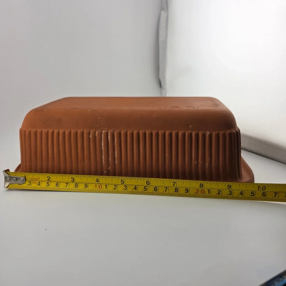 Terracotta Loaf Pan Baking Dish Clay‎ Ramekin Oven Safe Bread Cake